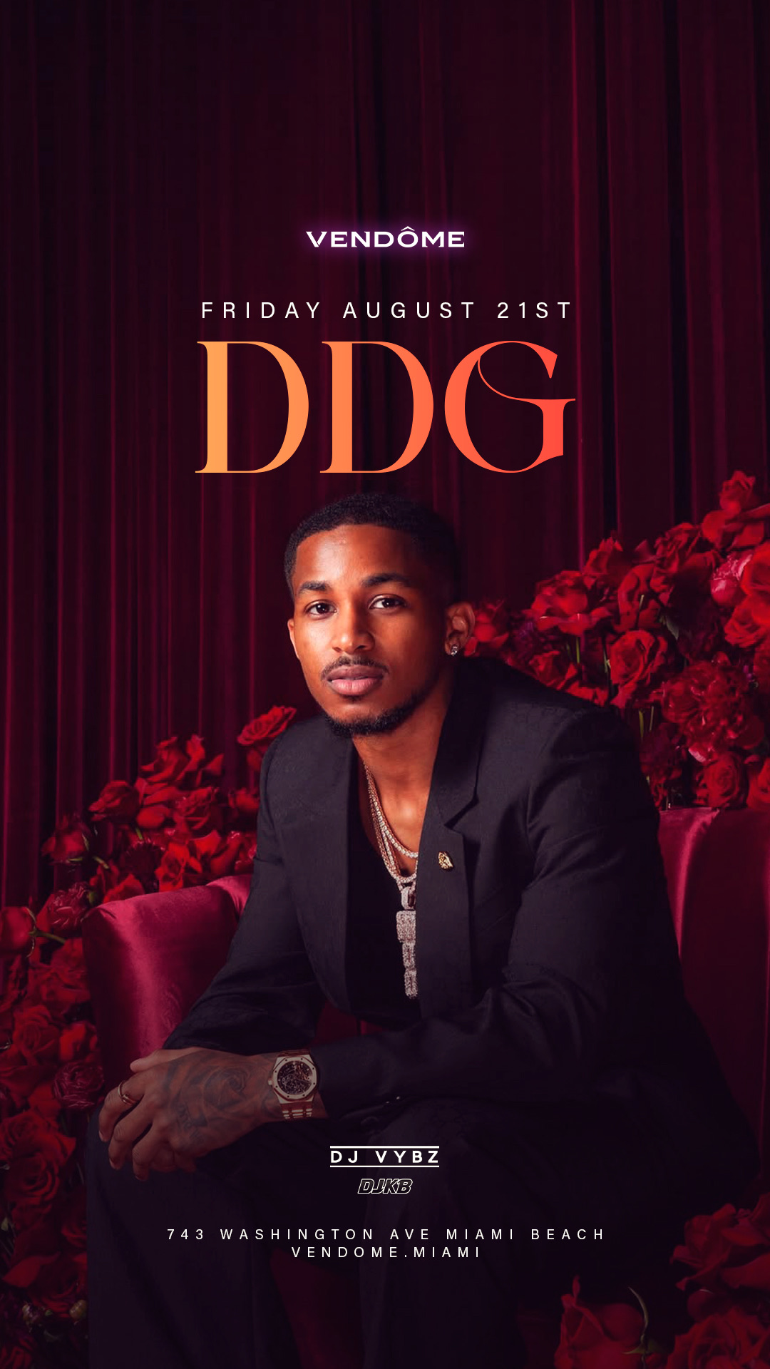 DDG at Vendôme — FRI, AUG 21