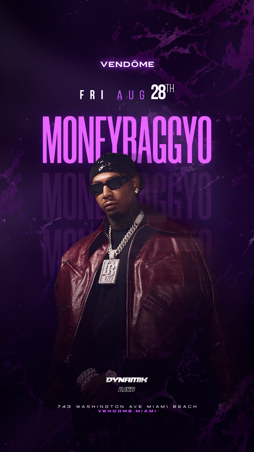 Moneybagg Yo at Vendôme — FRI, AUG 28