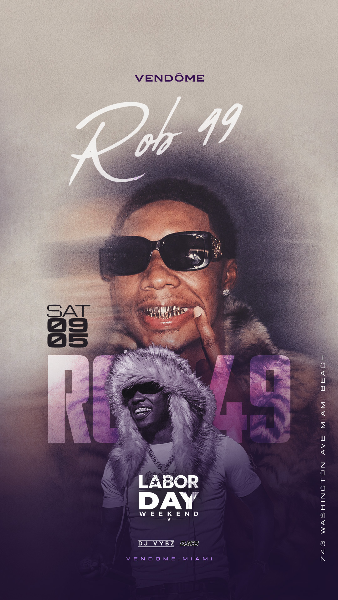 Rob 49 at Vendôme — SAT, SEP 5